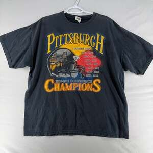 0941 XL Vintage Pittsburgh Steelers Conference Champions Graphic T-Shirt